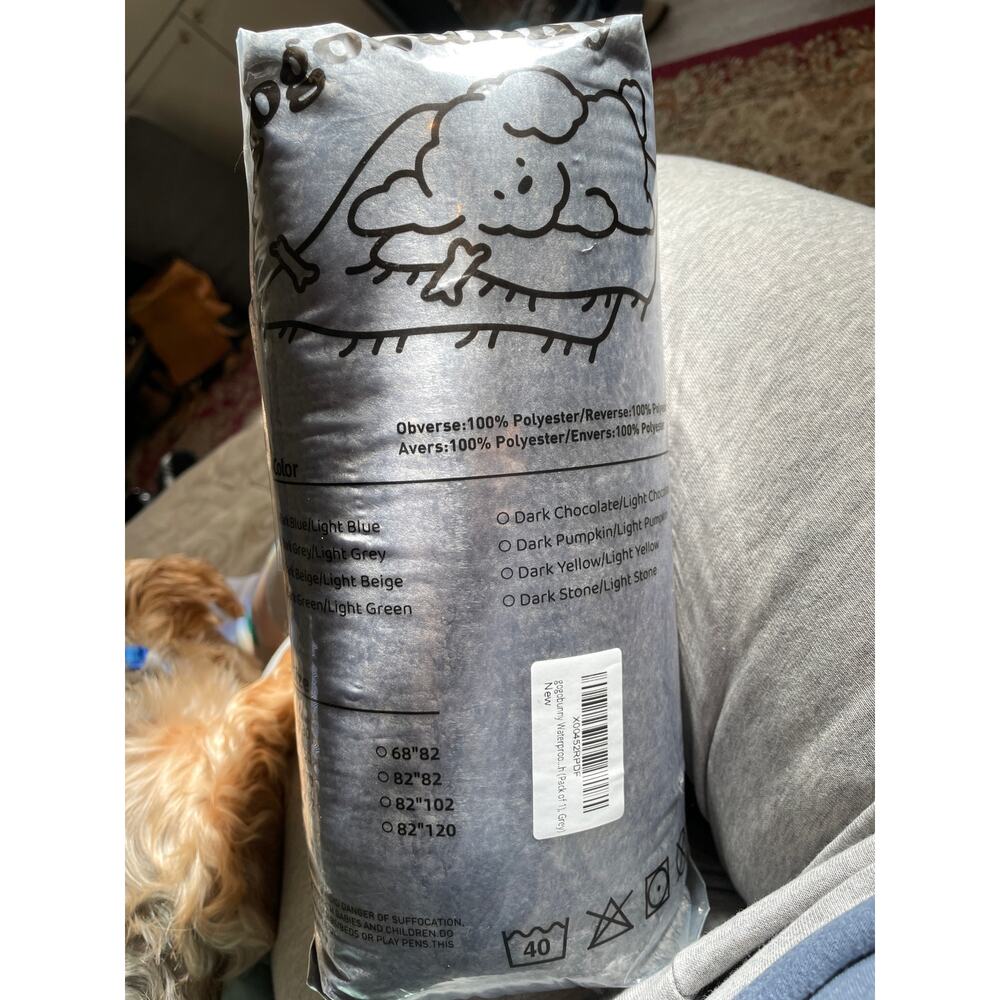 Gogobunny Waterproof Pet Blanket size unknown Color: charcoal